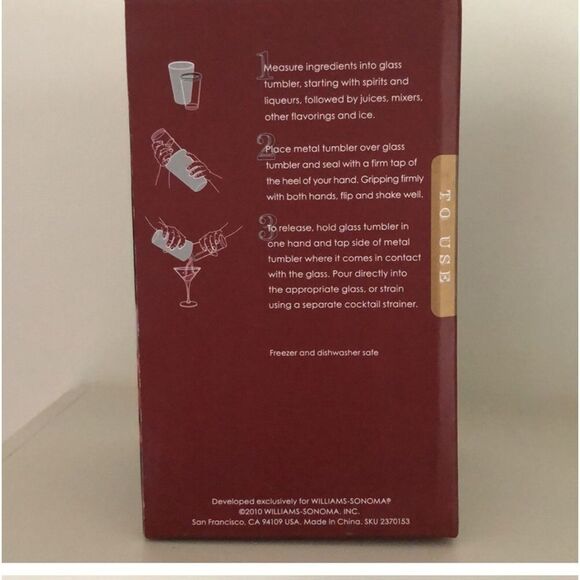 Williams Sonoma The Boston Shaker - Picture 2 of 6